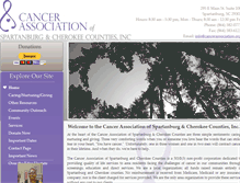 Tablet Screenshot of cancerassociation.org